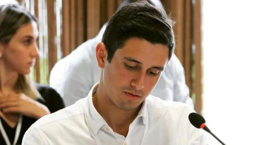 Jorge Rodrigo Tovar, hijo de 'Jorge 40'.