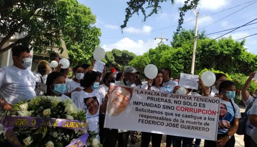 Imagen del plantón.