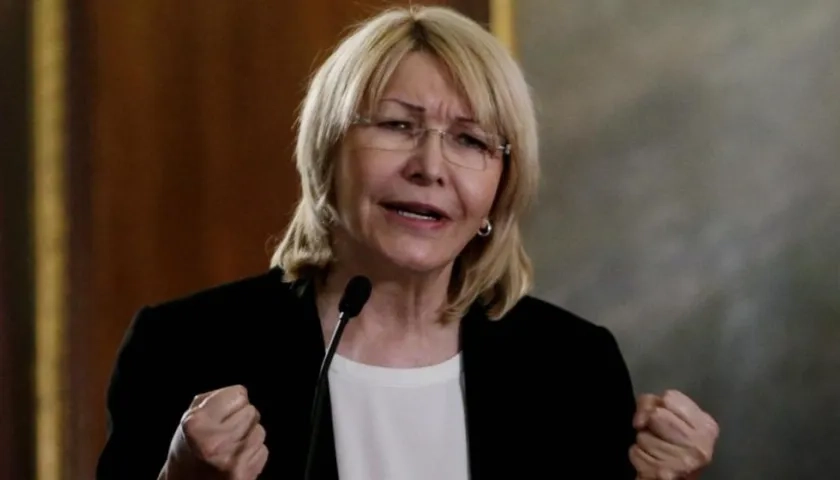 La exfiscal general de Venezuela, Luisa Ortega Díaz.
