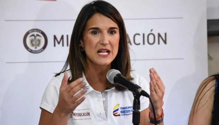 La exministra de Educación, Yaneth Giha.