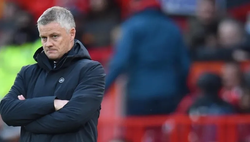 Ole Gunnar Solskjaer, técnico del Manchester United. 