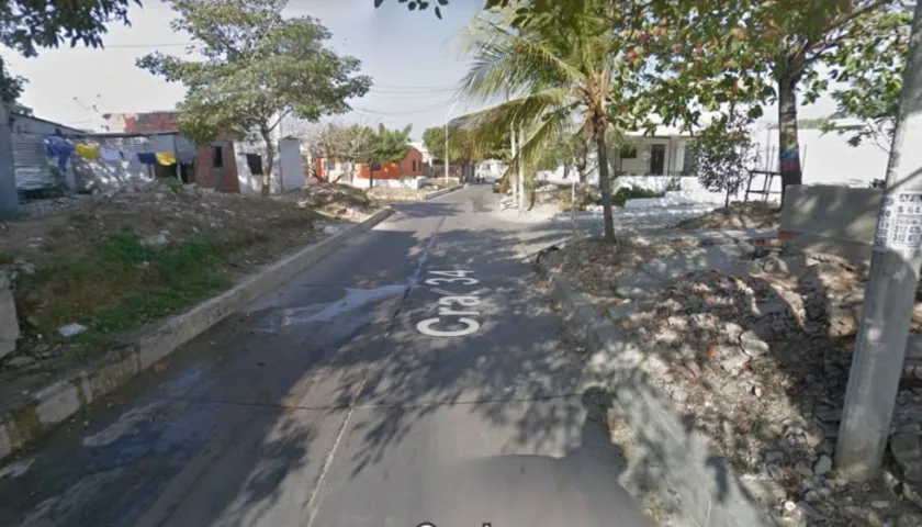 Lugar donde ocurrieron los hechos.