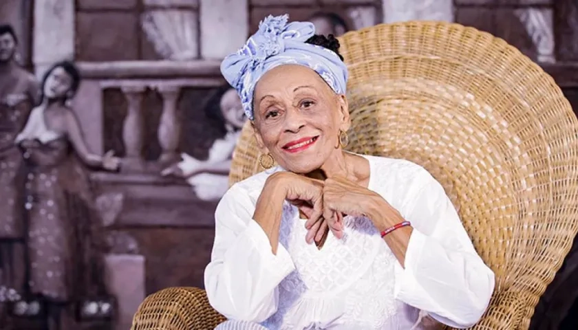 La cantante cubana Omara Portuondo