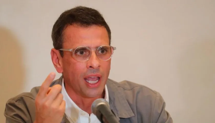 El opositor venezolano Henrique Capriles.
