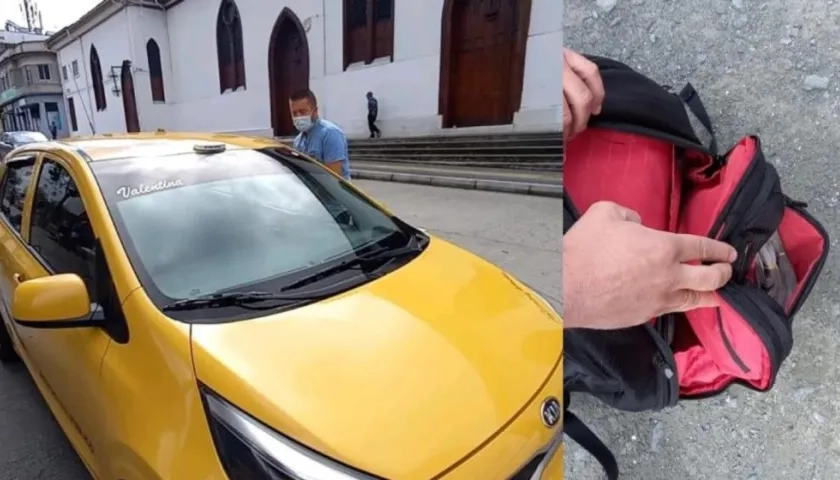 El taxista Cristian David Rivera.