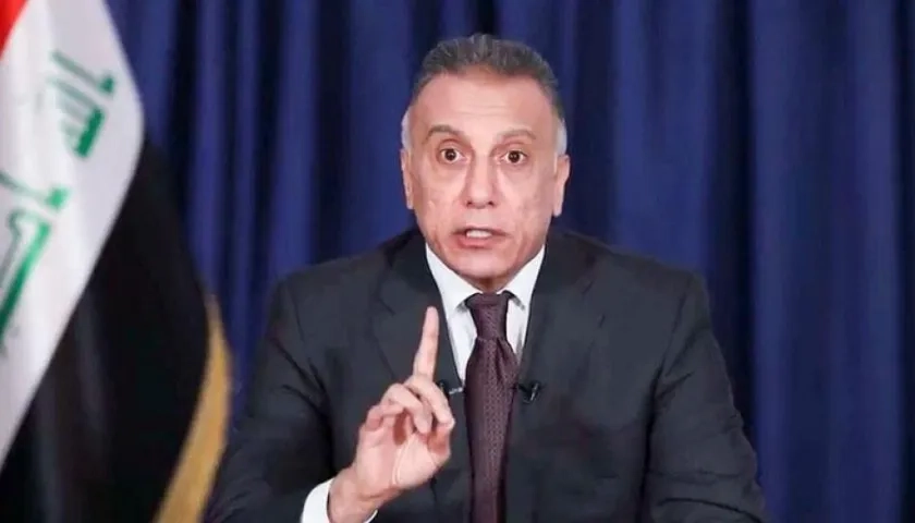 El primer ministro iraquí, Mustafa al Kazemi.