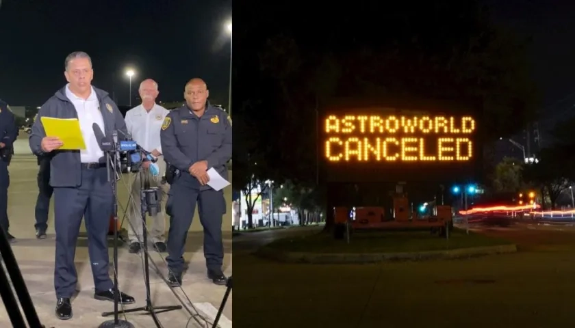 Autoridades anunciaron la cancelación del Astroworld.