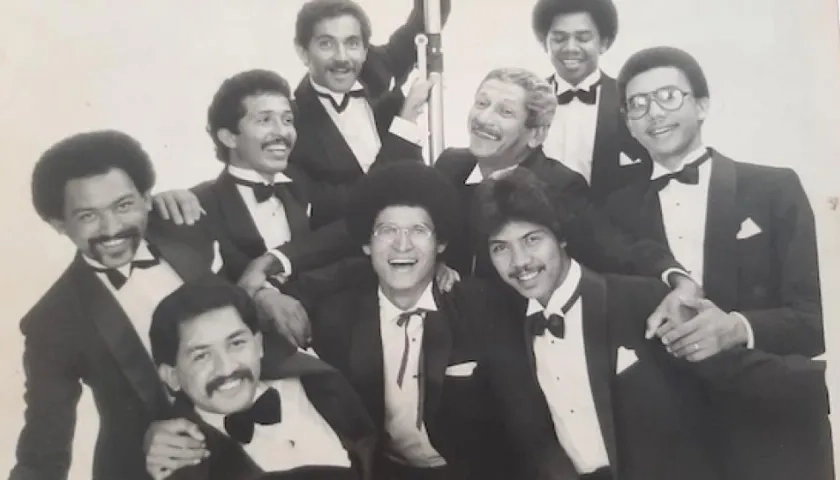 Fernando Gil Herrán Niebles, 'Charles', con su orquesta.