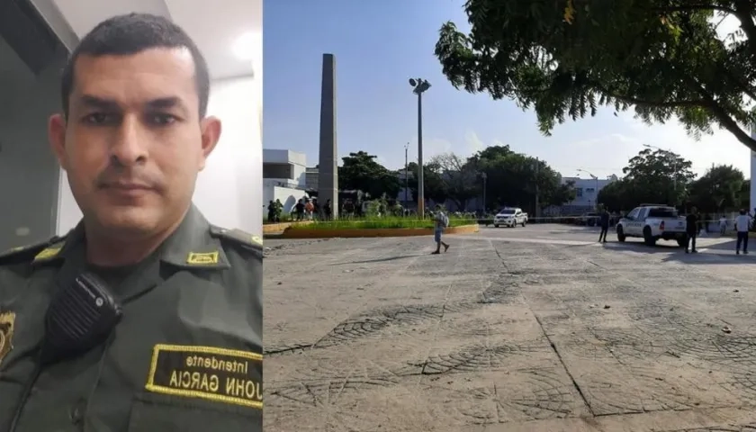 Intendente Jhon García. 