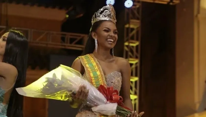 Angélica Blanco, reina de la Independencia de Cartagena.
