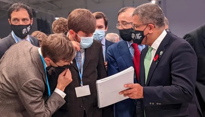 La imagen final que dejó la COP26.