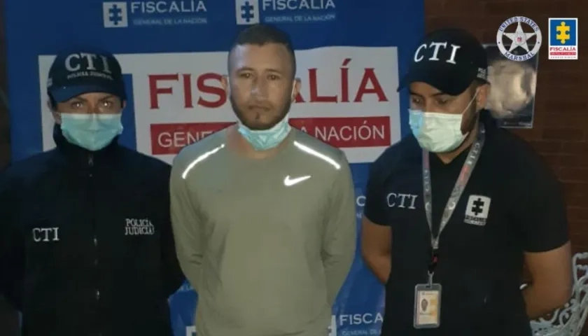 Einer Estiven Zapata Cardona, exintegrante de la Policía Nacional.