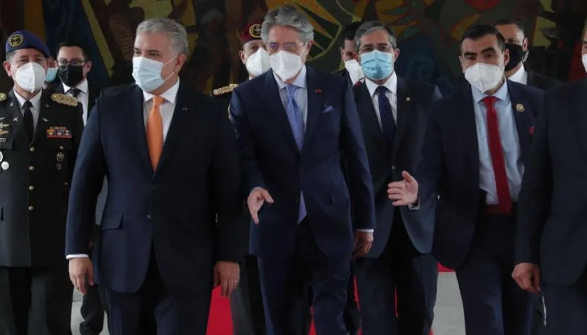 Iván Duque llega a Ecuador a reunirse con Guillermo Lasso