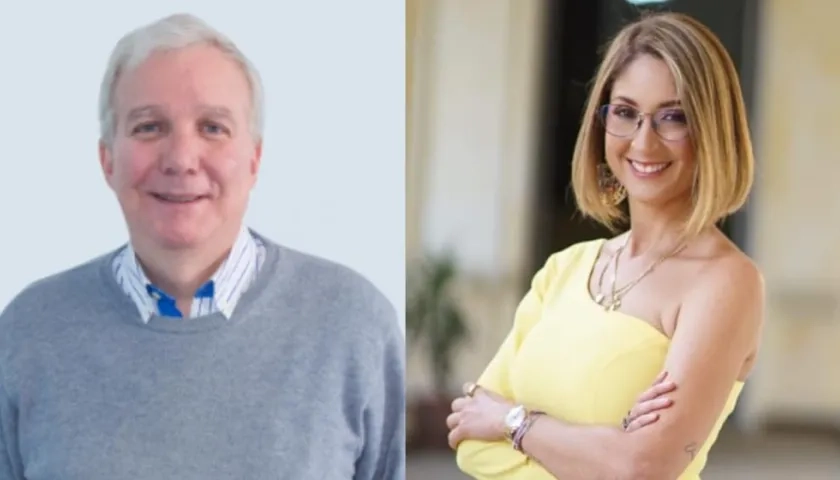 Alain De Remes y Jennifer Arias.