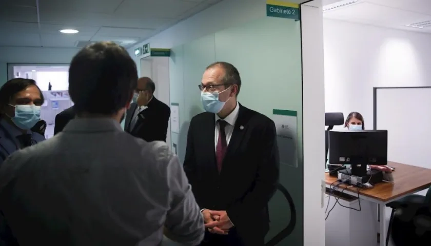 El director de la OMS para Europa, Hans Kluge, en una imagen de archivo. 