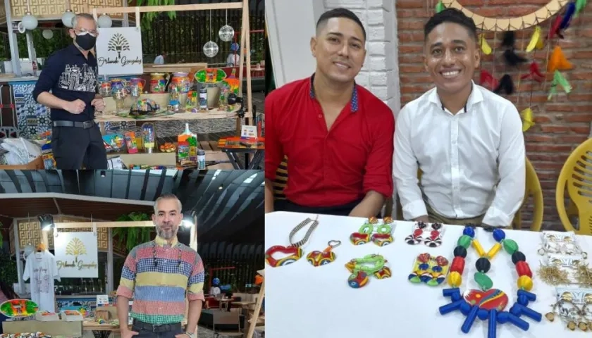 Varios de los expositores.