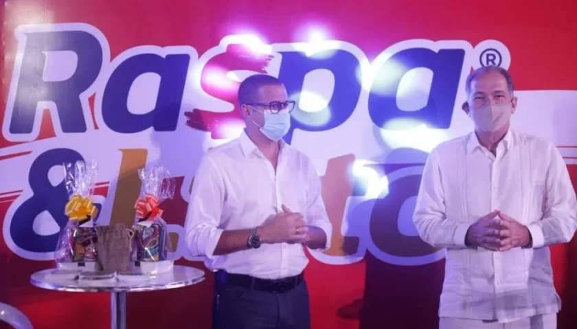 En el Pabellón de Cristal del Malecón del Rio, en Barranquilla, Coljuegos lanzó la nueva modalidad de juego "Raspa y Listo". Incentivo que beneficiará al sector de la salud.
