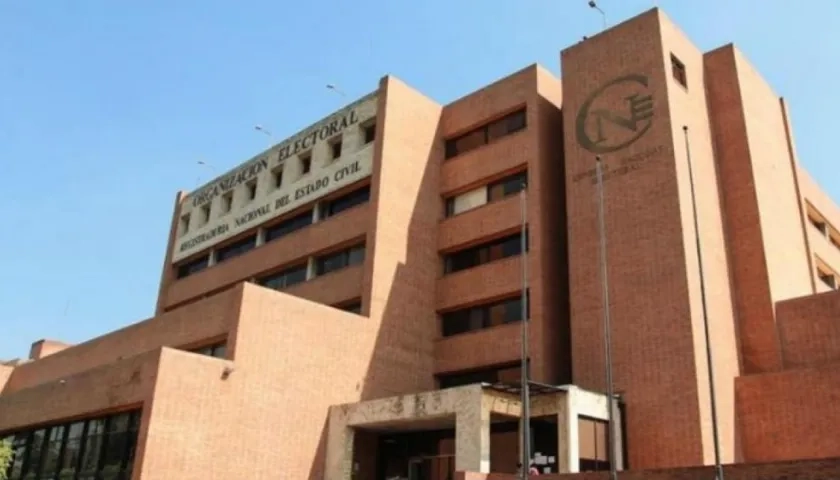 Sede del Consejo Nacional Electoral.