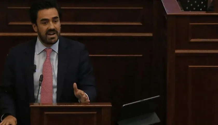 Gabriel Santos García, autor de la iniciativa. 