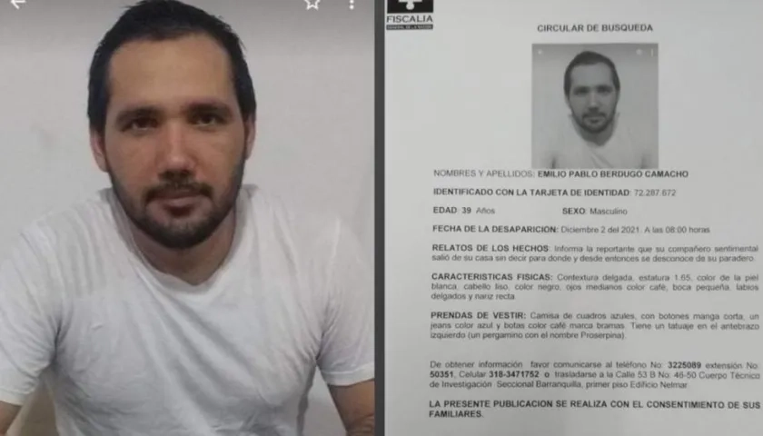 Emilio Pablo Berdugo Camacho.