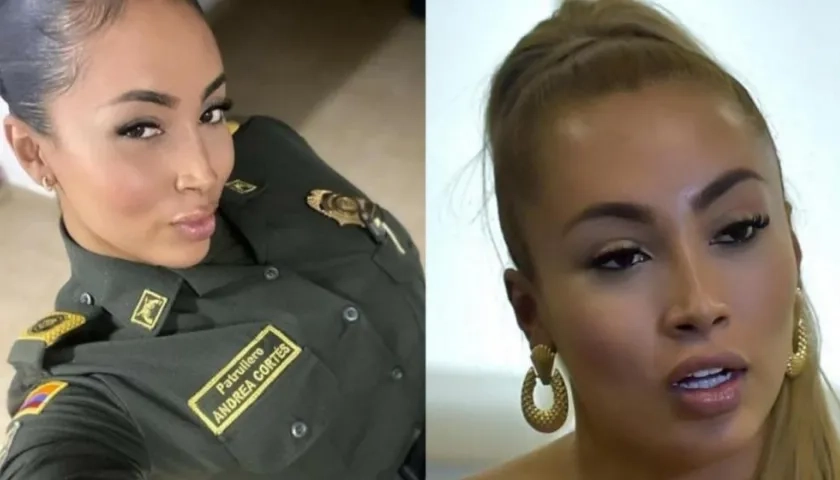 Andrea Cortés Guarín, expatrullera trans de la Policía.