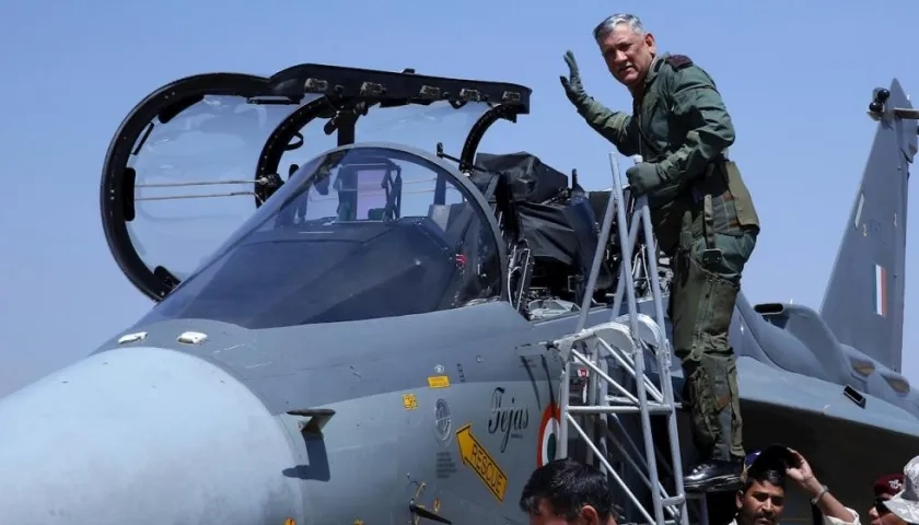 El general Bipin Rawat.