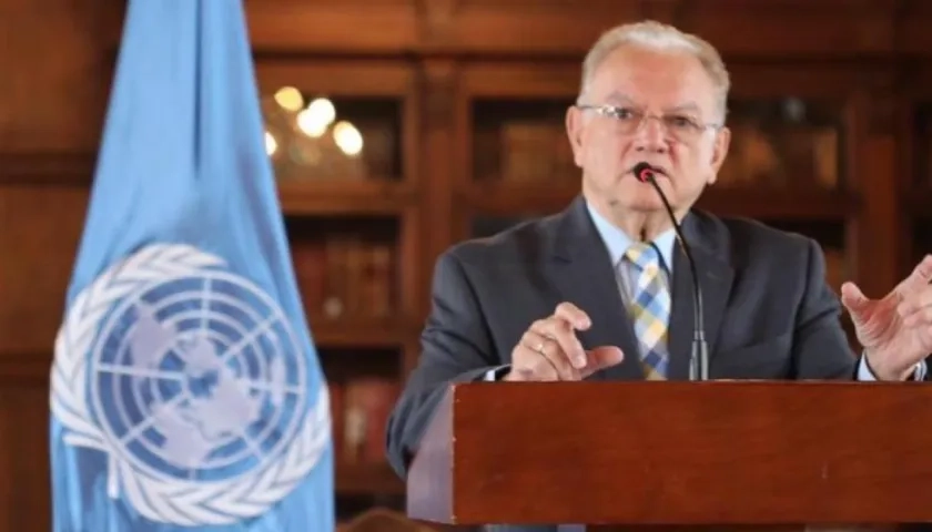 Eduardo Stein, el representante especial conjunto del Acnur y la OIM para los refugiados y migrantes de Venezuela.