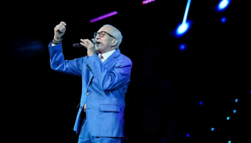 El cantante Paquito Guzmán.