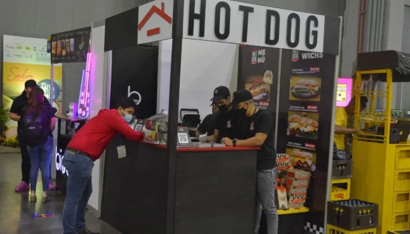 Uno de los stands de Sabor Barranquilla. 
