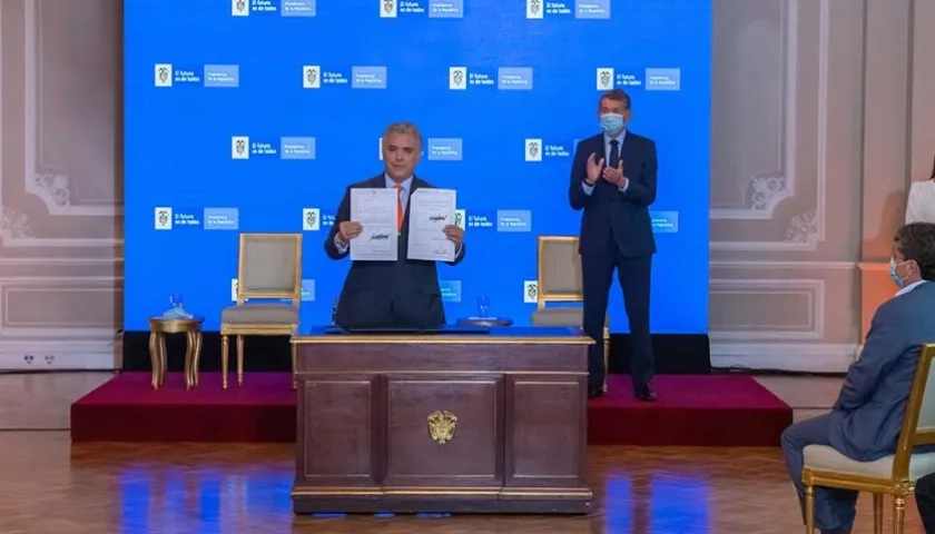 El Presidente de la República, Iván Duque.