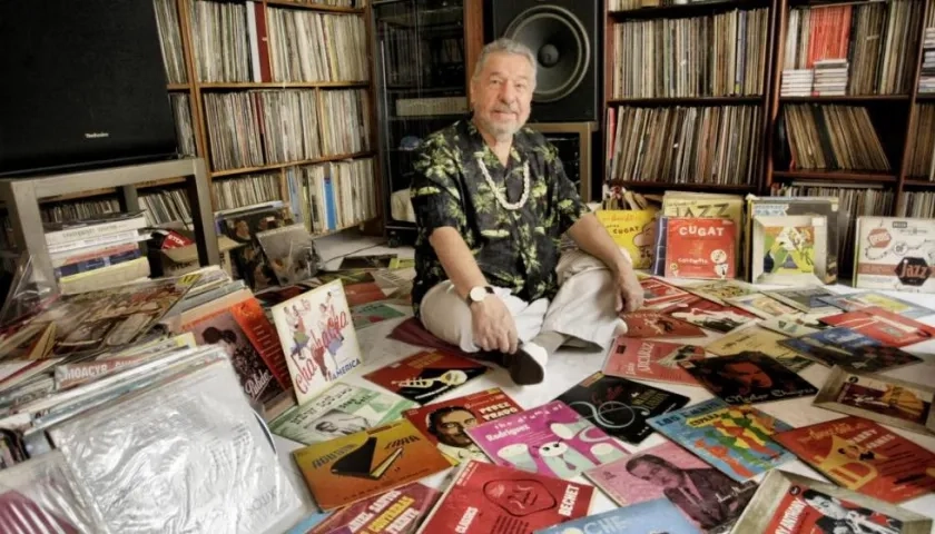 César Pagano, melómano y especialista en salsa. 