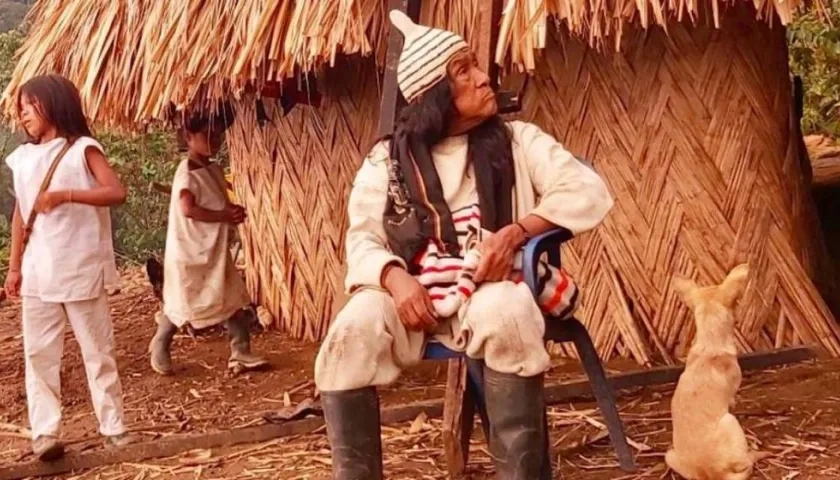 El mamo Mauricio Jandigua Awiqui.