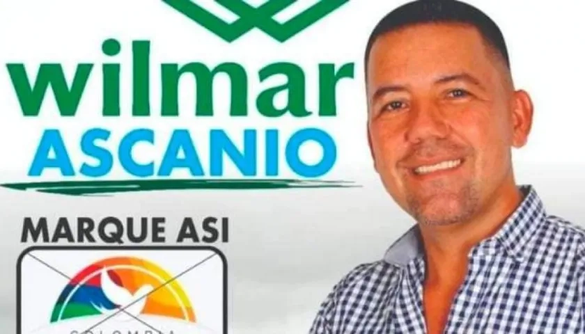 El líder social Wilmar Ascanio Angarita.