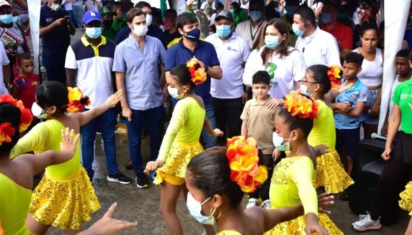 La jornada contó con actos culturales.