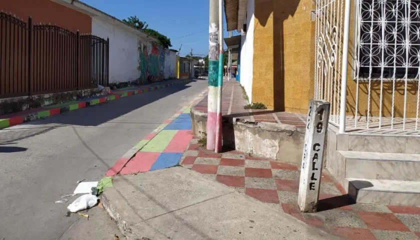 Calle 19 con carrera 22 en el barrio Las Nieves.