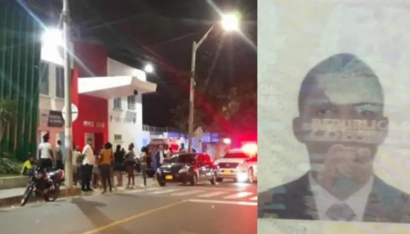 Yibinson Manuel Tejedor falleció cuando recibía atención médica en el Camino La Manga. 