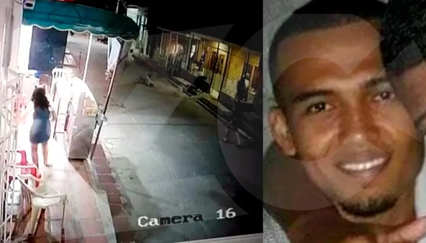 Lugar de los hechos y Bill George Vizcaíno Meza, presunto asesino.