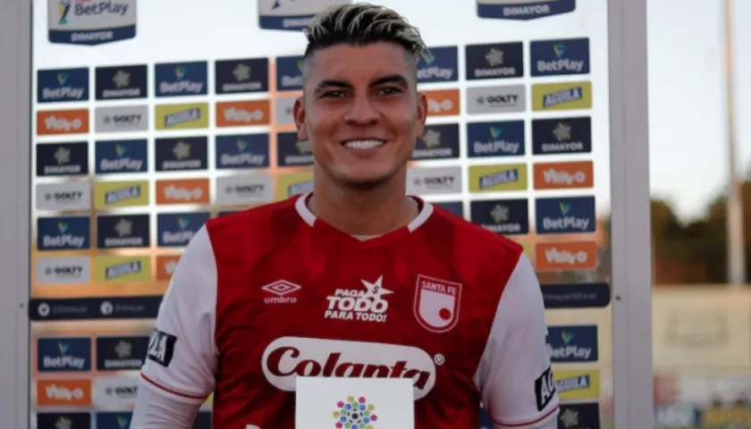 El delantero Michael Rangel.