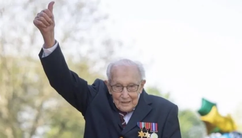 El veterano de la II Guerra Mundial Tom Moore.