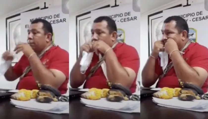 El alcalde de El Copey, Francisco Manuel Meza.