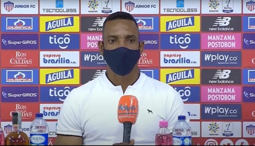 Luis Amaranto Perea, DT del Junior.