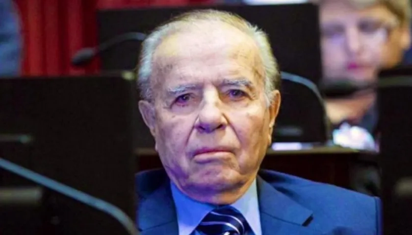 Carlos Menem (Q.E.P.D.).