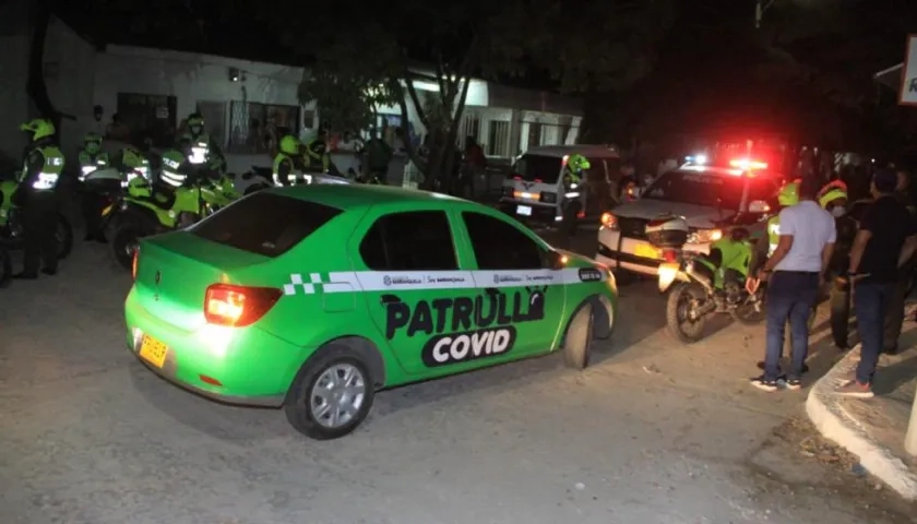 Toque de queda y ley seca en Barranquilla.