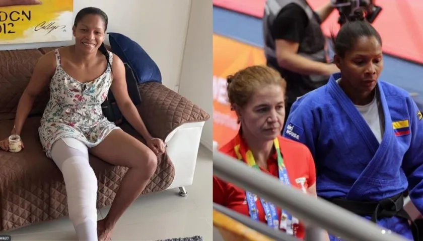 Yuri Alvear, judoca colombiana. 