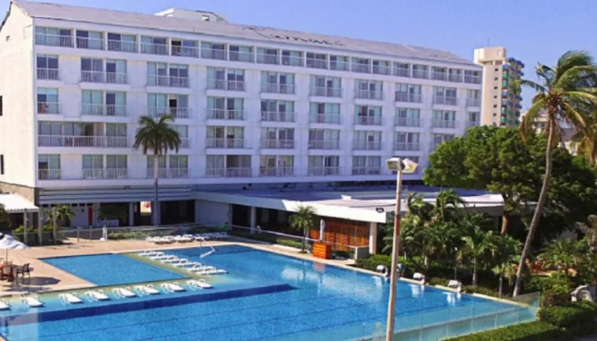 Fachada del Hotel Tamacá en El Rodadero.