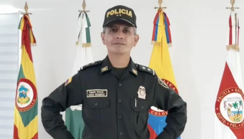 General Diego Rosero, comandante de la Policía Metropolitana.