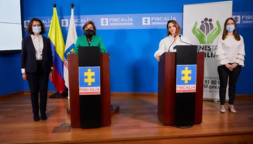 Directora del ICBF en la Fiscalía.