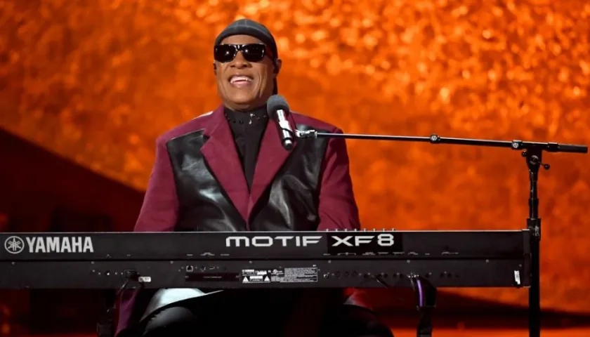 Steve Wonder, cantante y compositor estadounidense.