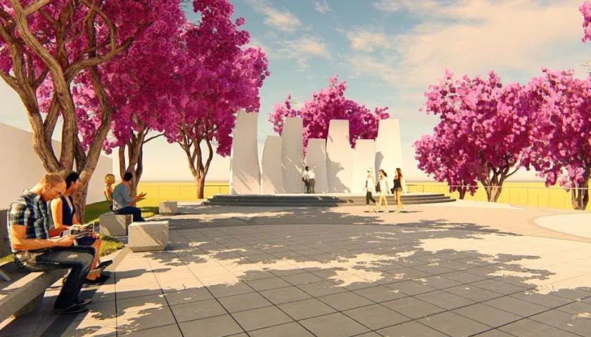 Diseño de la Plaza.