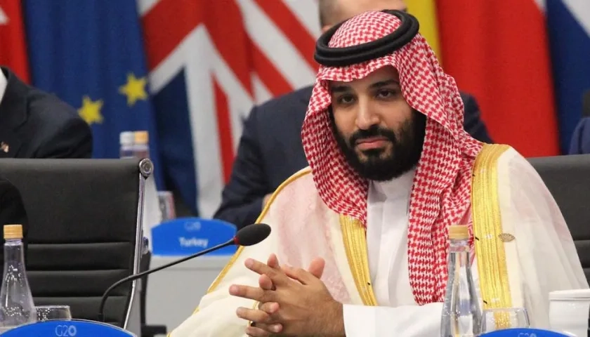 Príncipe heredero Mohamed bin Salman.